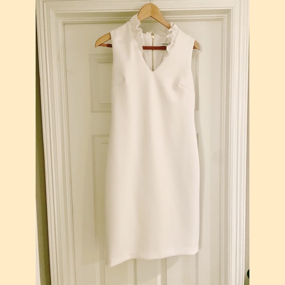 Calvin Klein White Brunch Dress - Picture 5 of 9